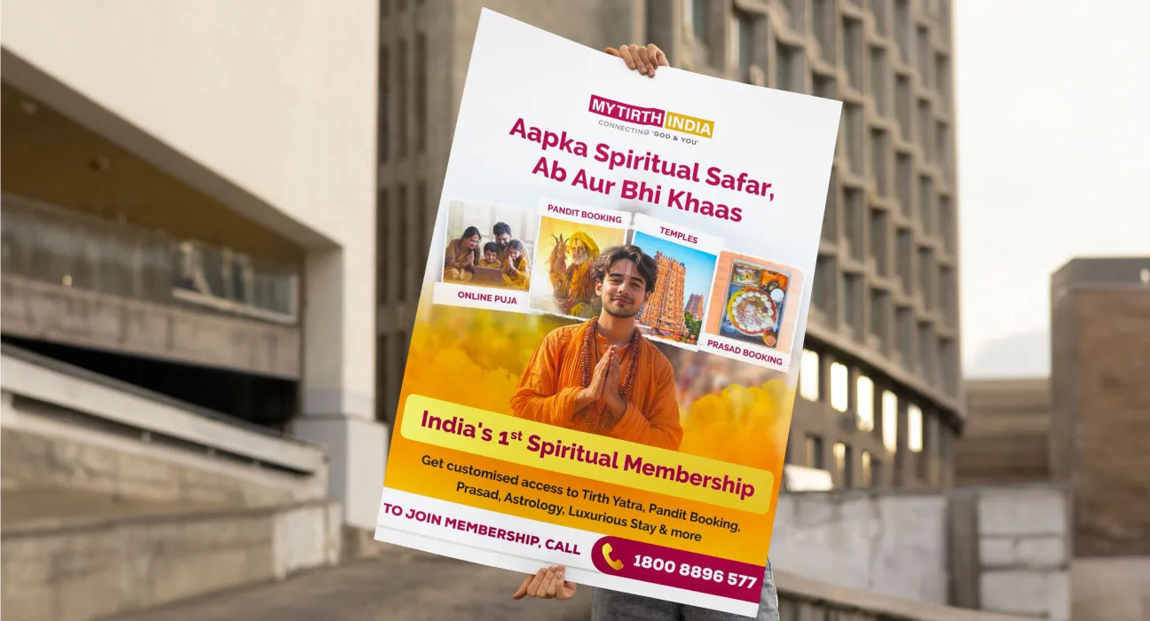 My Tirth India marketing collateral