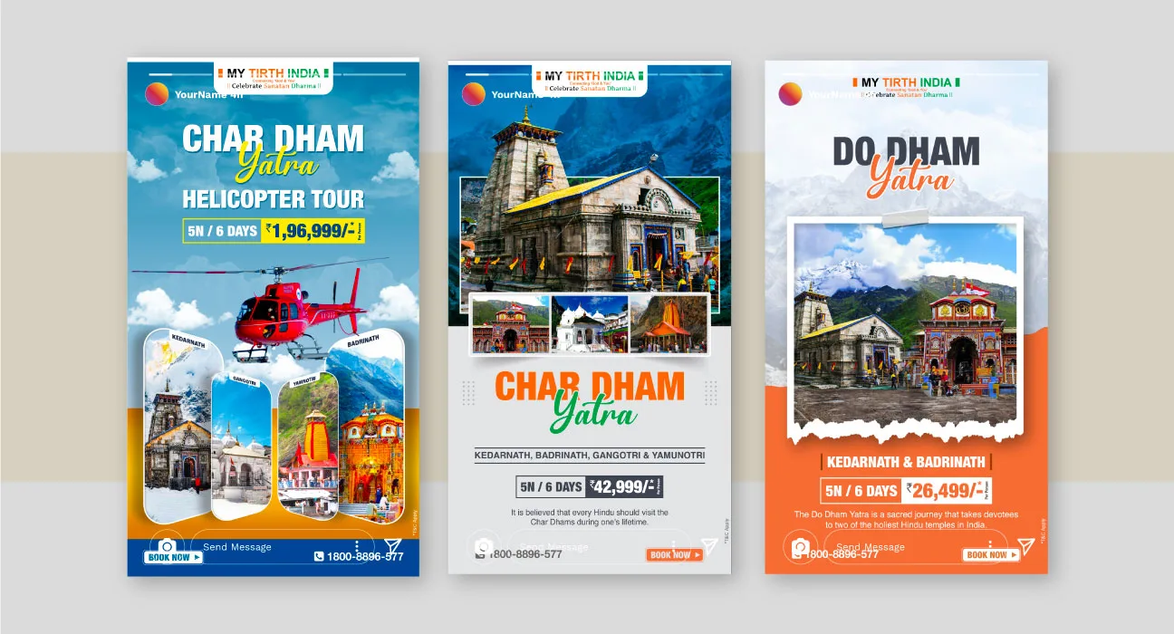 My Tirth India campaign design