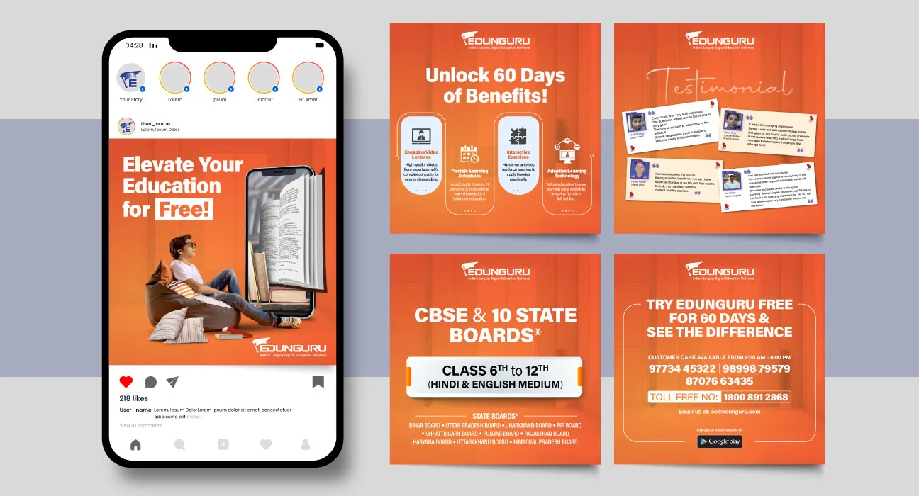 EDUNGURU brand identity design